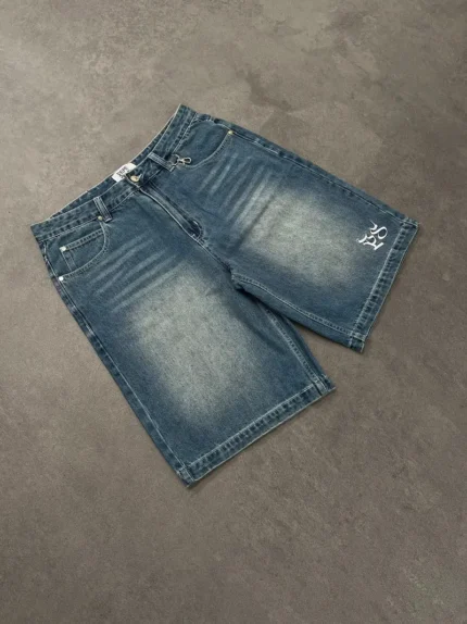 Pepe Studio Baggy Jorts Bleu