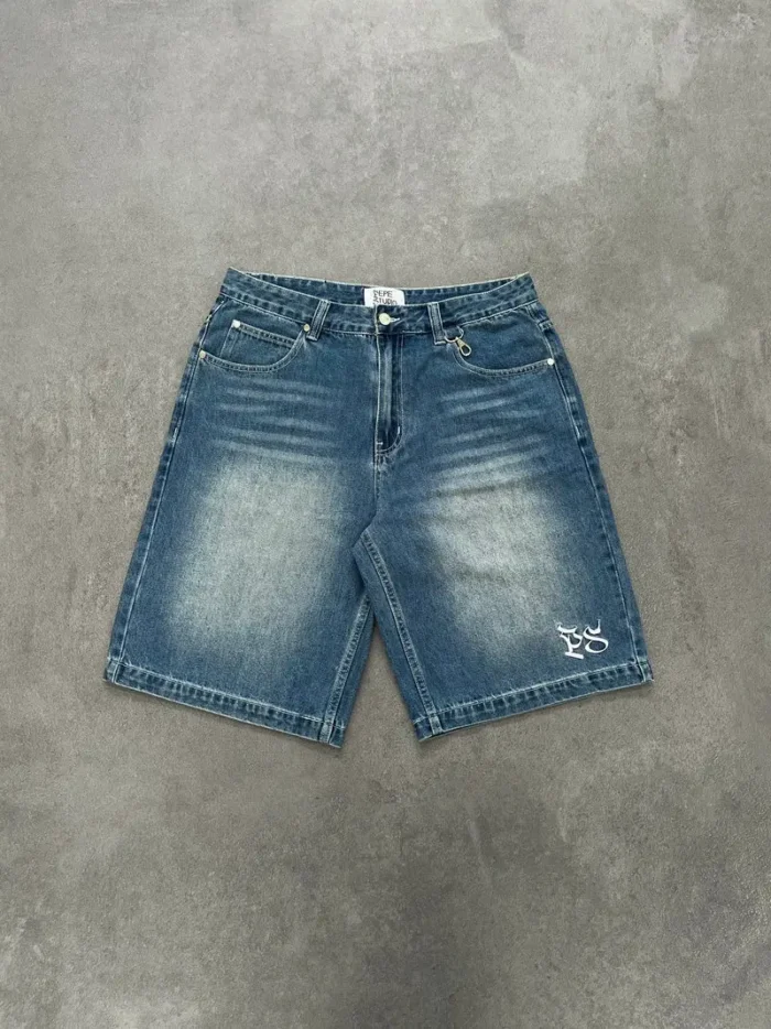 Pepe Studio Baggy Jorts Bleu