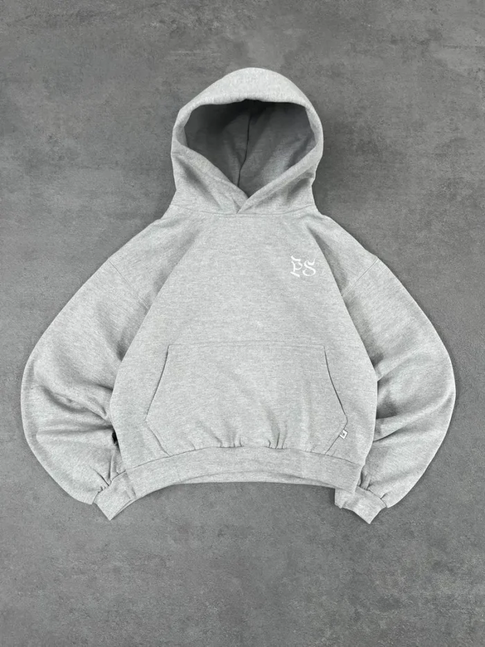 Sweat à Capuche Boxy Pepe Studio Gris