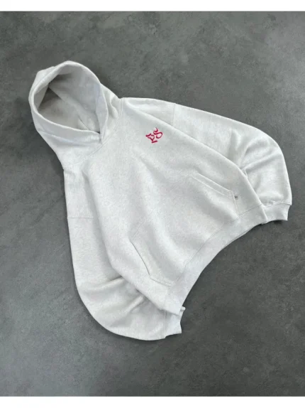 Sweat à Capuche Boxy Pepe Studio Gris Clair
