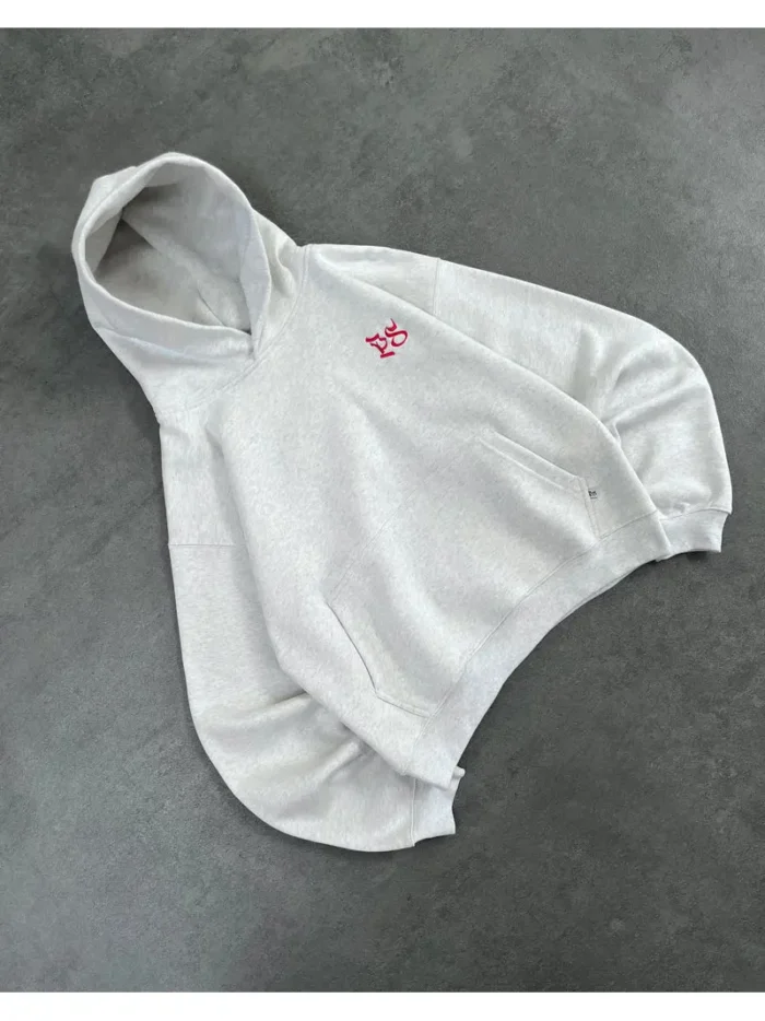 Sweat à Capuche Boxy Pepe Studio Gris Clair