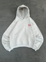 Sweat à Capuche Boxy Pepe Studio Gris Clair