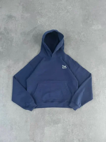 Sweat à Capuche Boxy Pepe Studio Marine