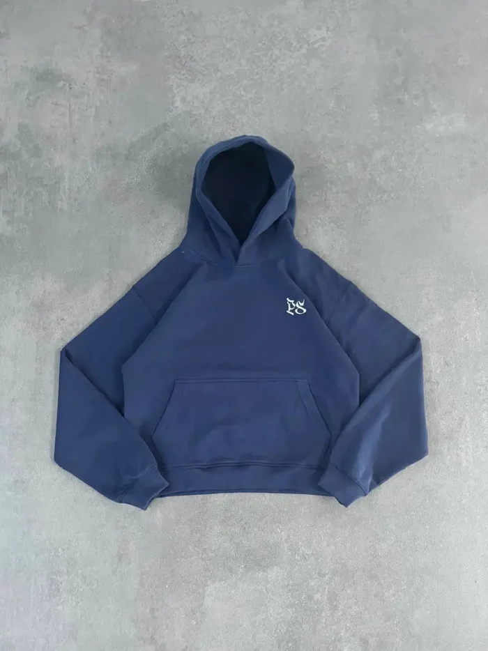 Sweat à Capuche Boxy Pepe Studio Marine