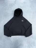 Sweat à Capuche Boxy Pepe Studio Noir