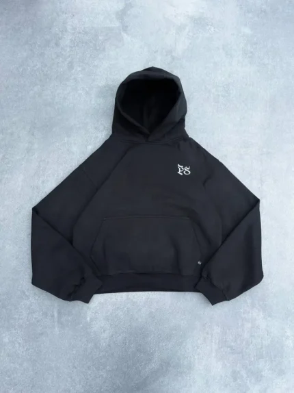 Sweat à Capuche Boxy Pepe Studio Noir