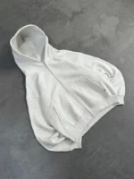 Sweat à Capuche Zip Pepe Studio Gris Clair