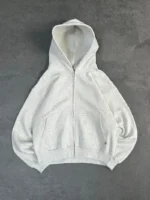 Sweat à Capuche Zip Pepe Studio Gris Clair
